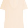 The Row Sabeen Jersey Tshirt in Pink (rose) - Lyst