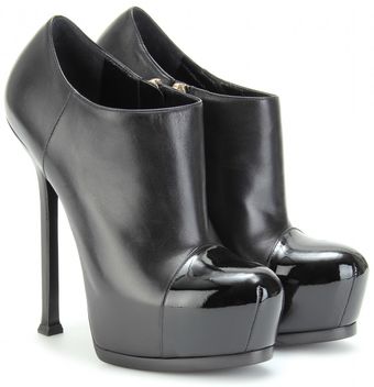 Yves Saint Laurent Tribtoo 105 Platform Ankle Boots - Lyst