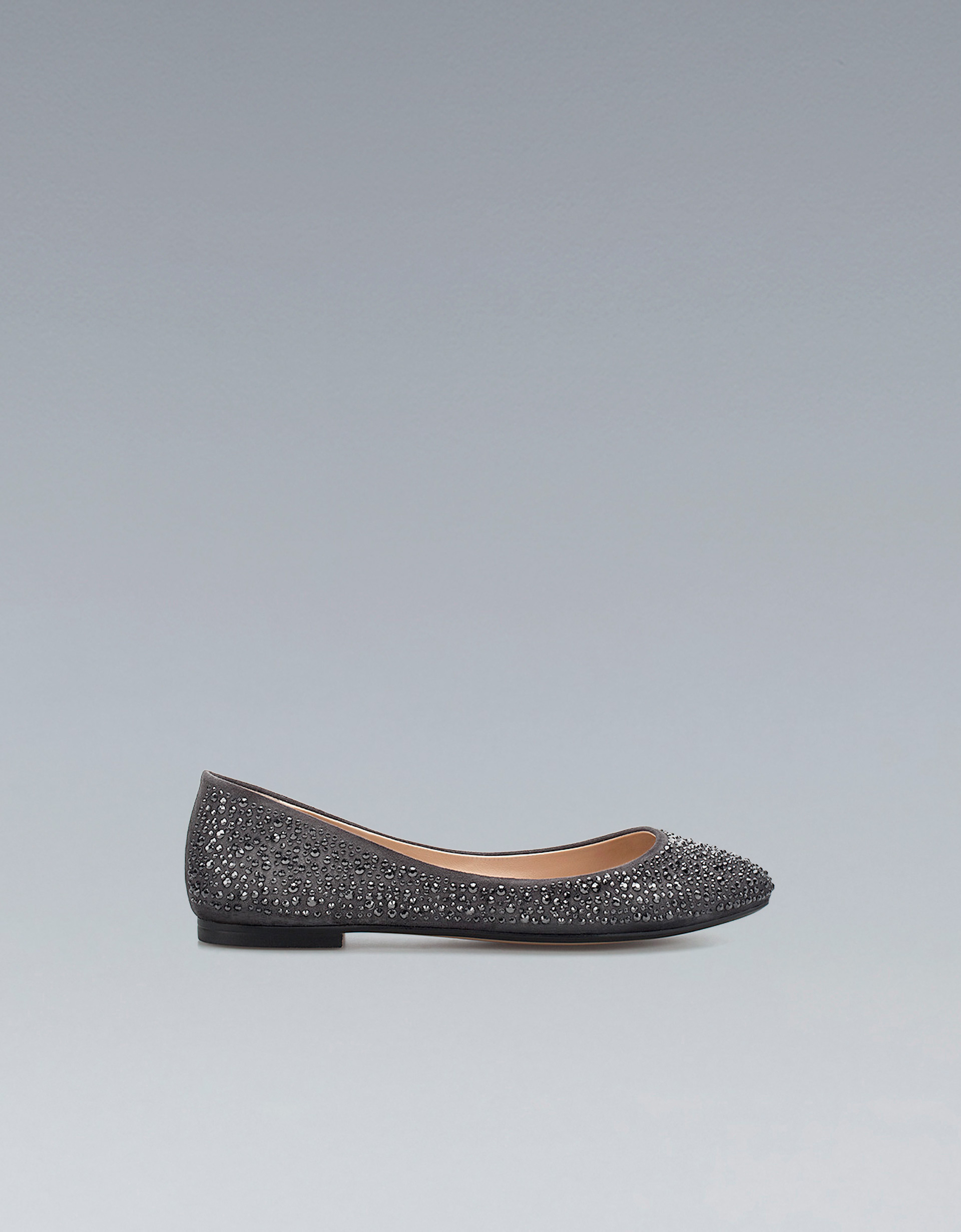 shiny flat shoes