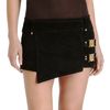 Balmain Wrap Mini Skirt in Gold (bronze) - Lyst