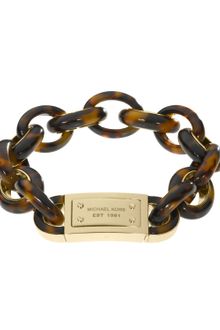 Michael Kors  Golden Link Bracelet - Lyst