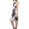 Oscar De La Renta Bijoux Sleeveless Embroidered Dress in White (black) - Lyst