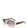 Oscar De La Renta Gemstone Sunglasses in Gold - Lyst