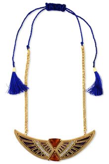 Rachel Rachel Roy Goldtone Glass Accent Statement Necklace - Lyst