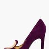 Yves Saint Laurent Purple Suede Catherine Pumps in Purple - Lyst