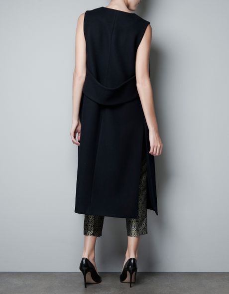 Zara Studio Waistcoat in Black (not available)