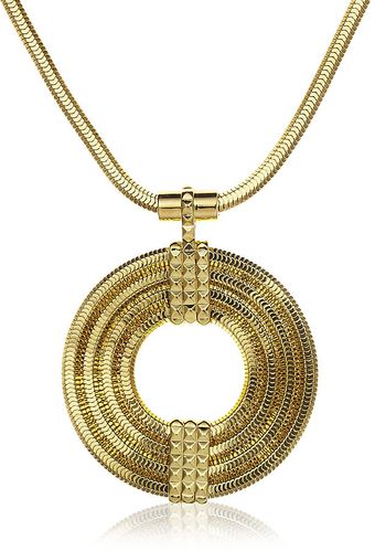 Lara Bohinc Apollo Yellow Gold Short Pendant - Lyst