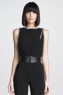 Yves Saint Laurent Wide Leather Belt - Lyst