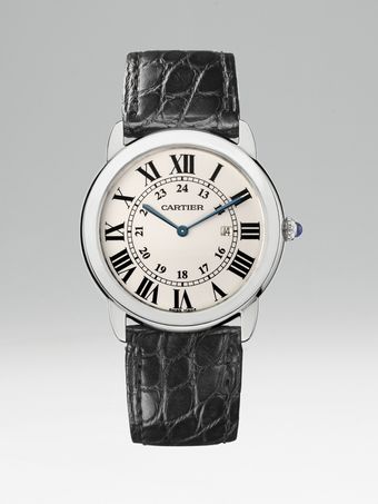 Cartier Ronde Solo Stainless Steel On Strap Large - Lyst