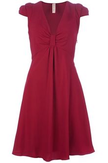 Coast + Weber + Ahaus Plunge Neck Flared Dress - Lyst