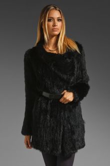 Elizabeth And James Elijah Fur Coat - Lyst