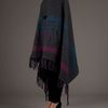 Emilio Pucci Long Poncho in Gray (grey) - Lyst