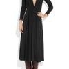 Michael Kors Wooljersey Midi Dress in Black - Lyst