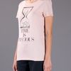 Moschino Cheap & Chic Embellished Tshirt in Pink - Lyst