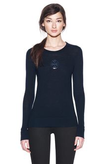 Tory Burch Logo Crewneck Sweater - Lyst