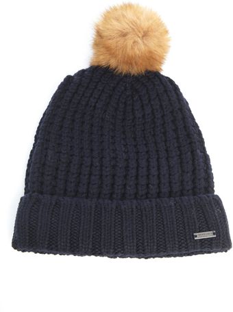 Woolrich Fox Fur Bobble Hat - Lyst