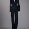 Alexander Mcqueen Ruffle Blazer in Black - Lyst