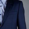 Alexander Mcqueen Two Button Blazer in Blue for Men - Lyst