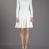 Alexander Mcqueen Pleated Dress in Beige (cream) - Lyst