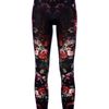 Alexander Mcqueen Floral Legging in Black (floral) - Lyst