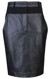 Alexander Wang Leather Skirt - Lyst