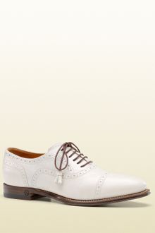 Gucci Cambridge Twotone Brogue Laceup Oxford - Lyst