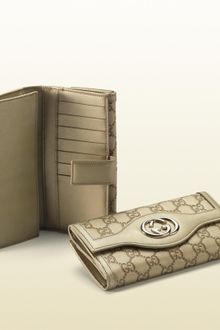 Gucci Interlocking G Continental Wallet - Lyst