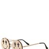 Jeremy Scott Shiny Smile Sunglasses in Gold for Men - Lyst