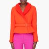 Kenzo Orange Wool Peplum Jacket in Orange - Lyst