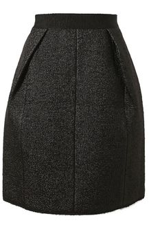 Marc Jacobs Metallic Wool Blend Bouclé Skirt - Lyst