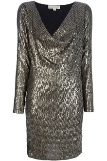Michael by Michael Kors Sequinned Dress - Lyst