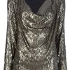 Michael Kors Sequin Top in Silver - Lyst