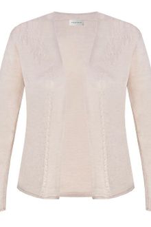 Minuet Petite Stone Cable Detail Cardigan - Lyst
