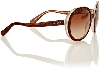 Miu Miu Ladies Mu 08ns Sunglasses - Lyst