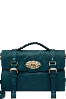 Mulberry Medium Alexa Silky Snake Print Bag - Lyst