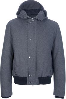 Pierre Balmain Hooded Bomber Jacket - Lyst