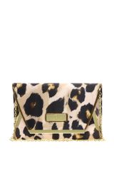 River Island Oversize Leopard Clutch