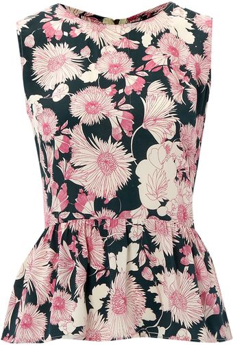 Therapy Floral Peplum Top - Lyst