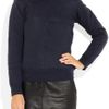 Acne Charlotte Quilted Merino Wool Sweater in Blue - Lyst