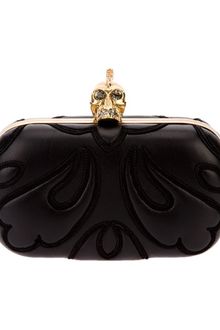 Alexander McQueen Skull Clasp Clutch - Lyst