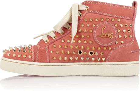 louboutin studded sneakers