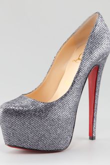 Christian Louboutin Daffodil Glitter Platform Pump - Lyst