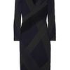 Donna Karan New York Paneled Stretchjersey Dress in Blue (navy) - Lyst