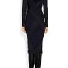 Donna Karan New York Paneled Stretchjersey Dress in Blue (navy) - Lyst