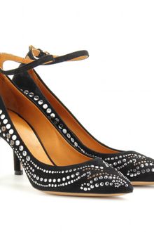 Isabel Marant Stuart Studded Suede Pumps - Lyst
