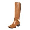 Michael Kors Hamilton Riding Boots in Brown (luggage leather) - Lyst