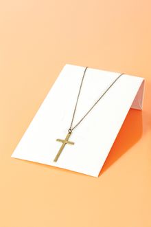 Nasty Gal Cross Pendant - Lyst