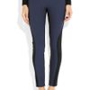 Stella Mccartney Bale Two Tone Stretch Crepe Leggings Style Pants in Blue (navy) - Lyst