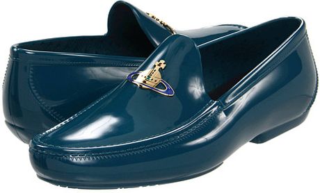 Vivienne Westwood Man Plastic Moccasin with Orb in Blue (5) - Lyst