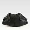 Alexander Mcqueen Demanta Laceup Clutch in Black - Lyst
